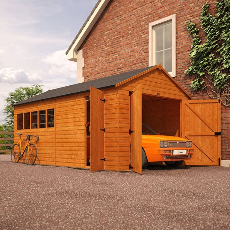 20'x10' Tiger Wooden Garage - Whichshed.co.uk