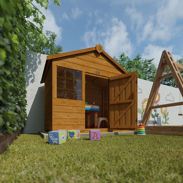 4'x6' Tiger Funhouse Playhouse - Whichshed.co.uk