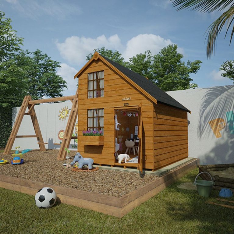 6'x8' Tiger Magic Mansion Playhouse - Whichshed.co.uk