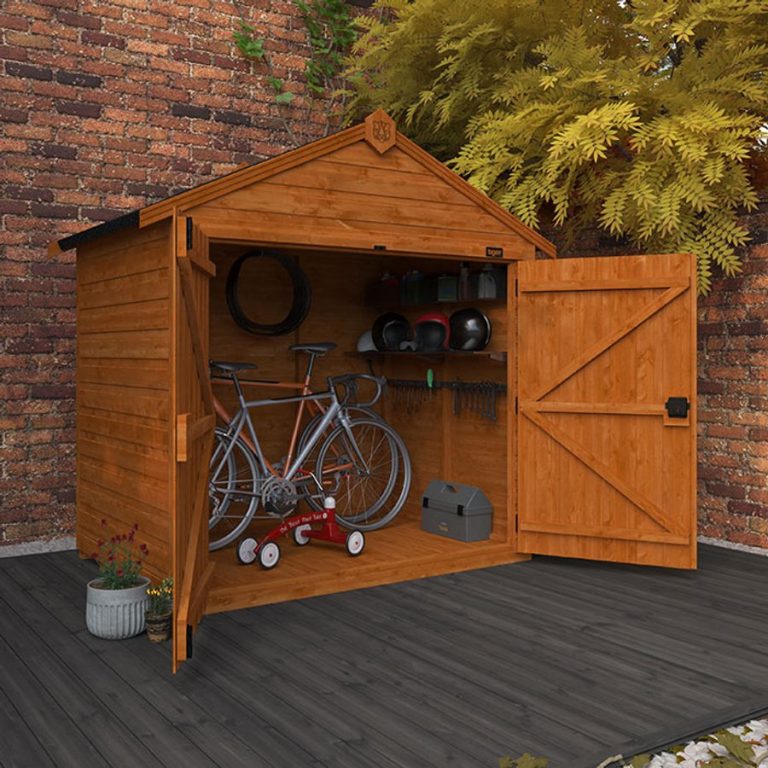 4'x6' Shiplap Apex Bike Sheds - TigerFlex - Whichshed.co.uk