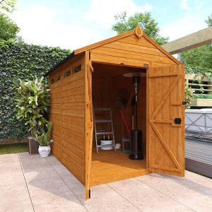 4'x6' TigerFlex Apex Security Double Door Shed - Whichshed.co.uk