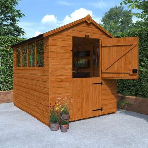 10'x8' Tiger Shiplap Apex Stable Door Shed - Wooden Shiplap Sheds - Whichshed.co.uk