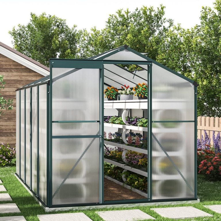 10 x 6 ft Garden Greenhouse with 2 Vents