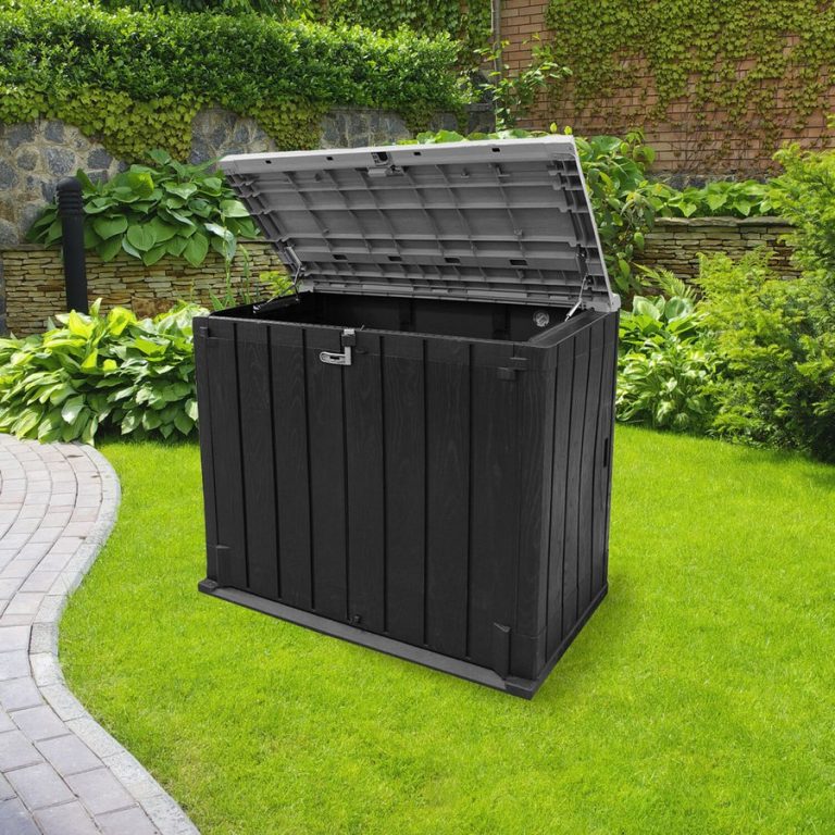 Extra Large Anthracite and Grey Garden Storage Box