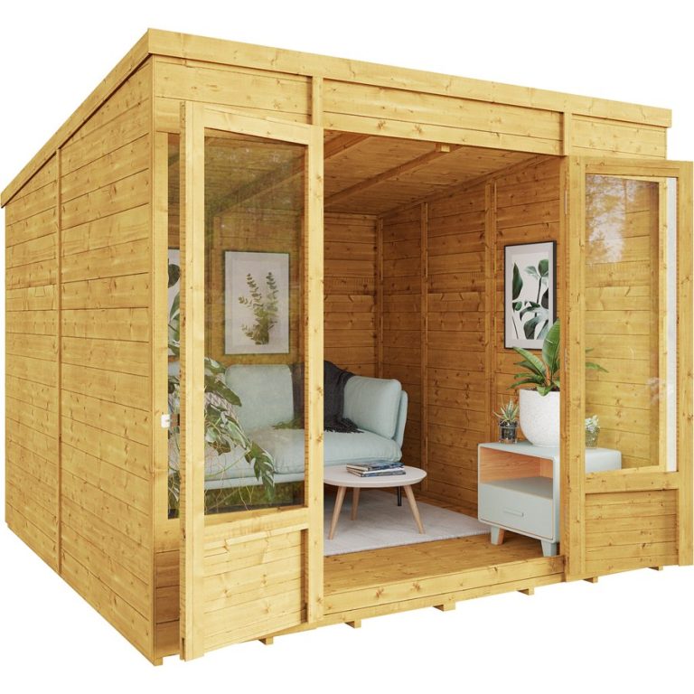 Bella Tongue and Groove Pent Summerhouse  - Wooden / Yes / 8x8 ft