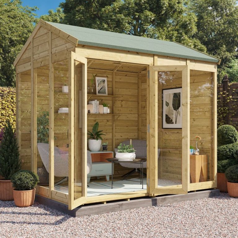 Switch Apex Tongue and Groove Summerhouse  - Wooden / 8x6 ft