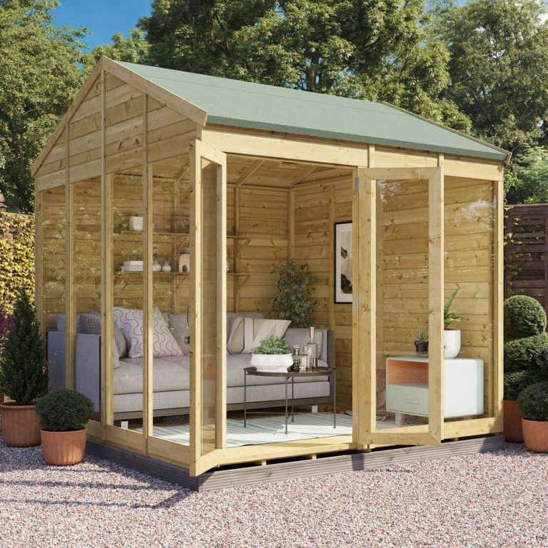Switch Apex Tongue and Groove Summerhouse  - Wooden / 8x8 ft