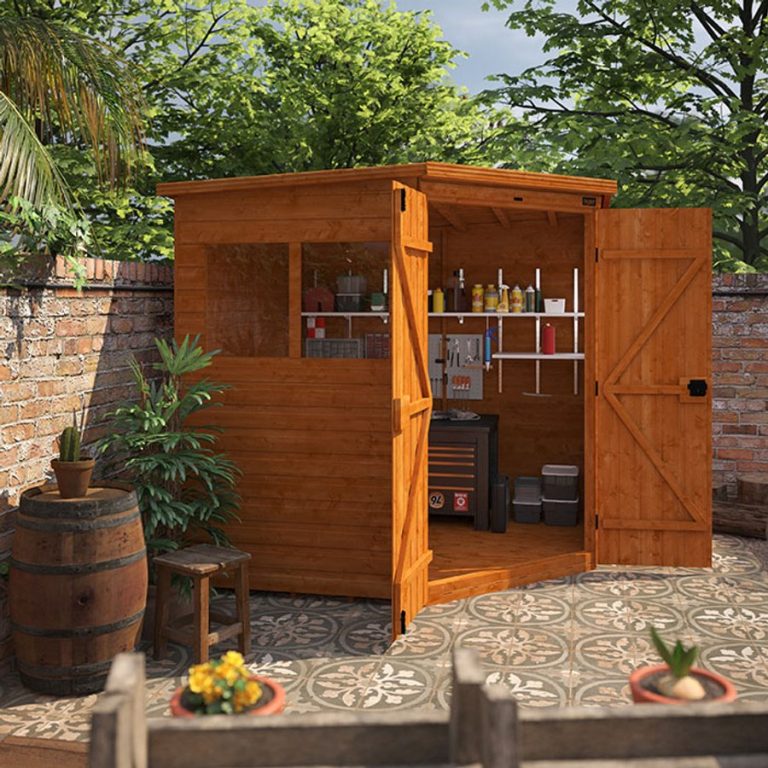 7'x7' Tiger Deluxe Corner Shed - Whichshed.co.uk