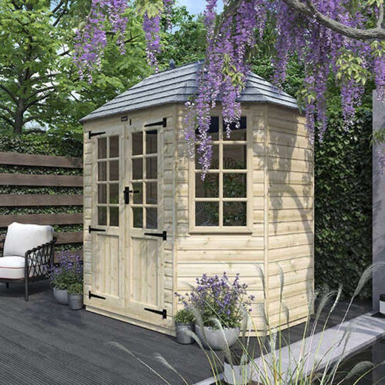 6'x6' Tiger Elite Pressure Treated Octagonal - Whichshed.co.uk