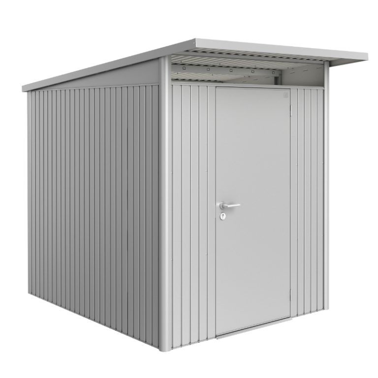 Biohort AvantGarde Size A2 Premium Metal Shed - Silver