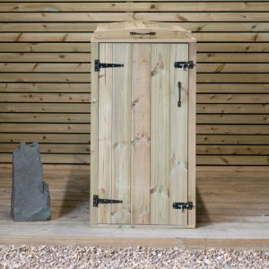 Garden Village Single Wheelie Bin Store - 180L