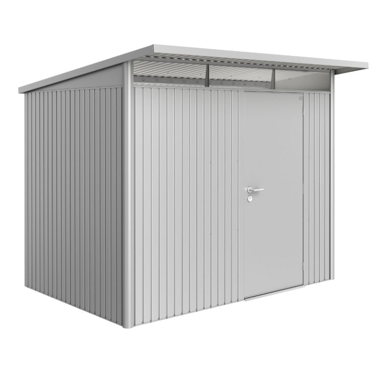 Biohort AvantGarde Size A5 Premium Metal Shed - Silver