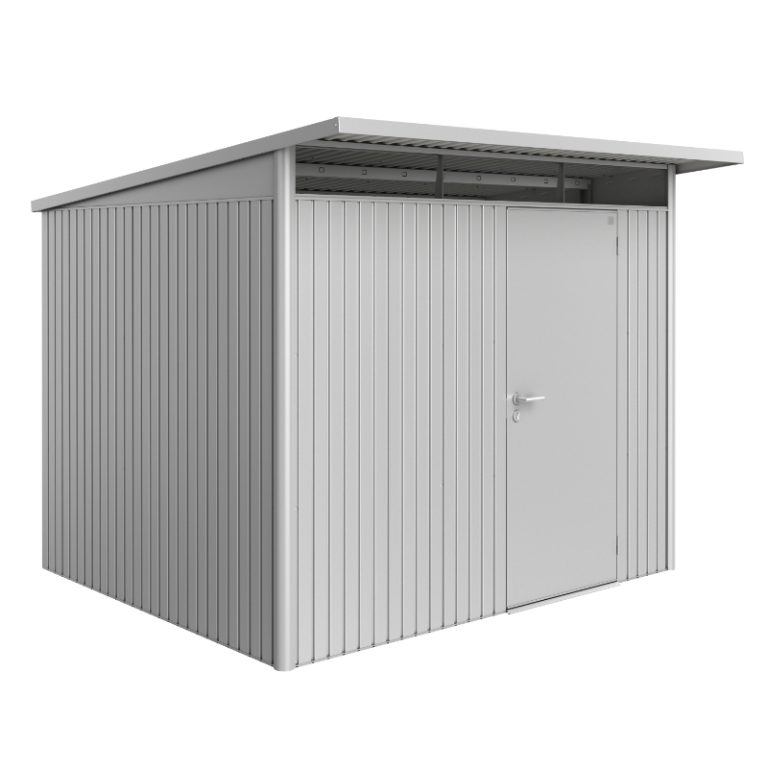 Biohort AvantGarde Size A6 Premium Metal Shed - Silver