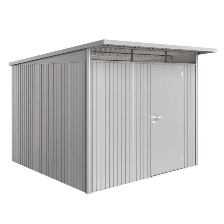 Biohort AvantGarde Size A7 Premium Metal Shed - Silver