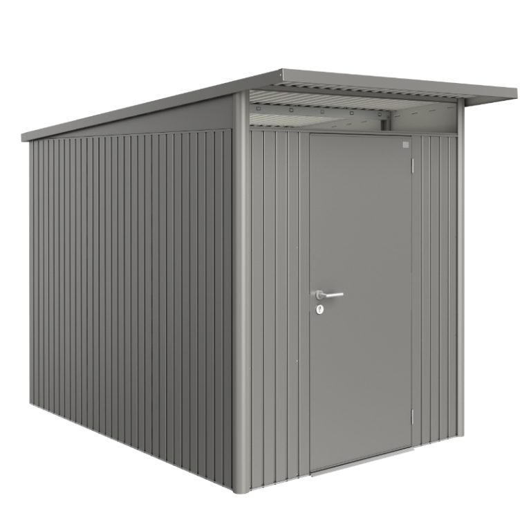 Biohort AvantGarde Size A3 Premium Metal Shed - Quartz Grey