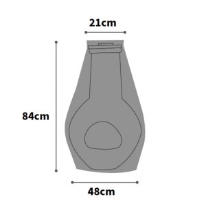 Ultimate Protector Medium Chimenea Cover - Charcoal