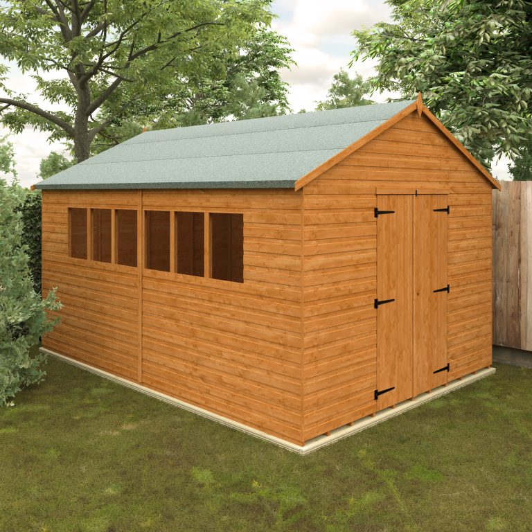 Redlands 10' x 14' Shiplap Apex Heavyweight Workshop
