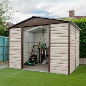 YardMaster 10' x 6' Shiplap Metal Garden Shed